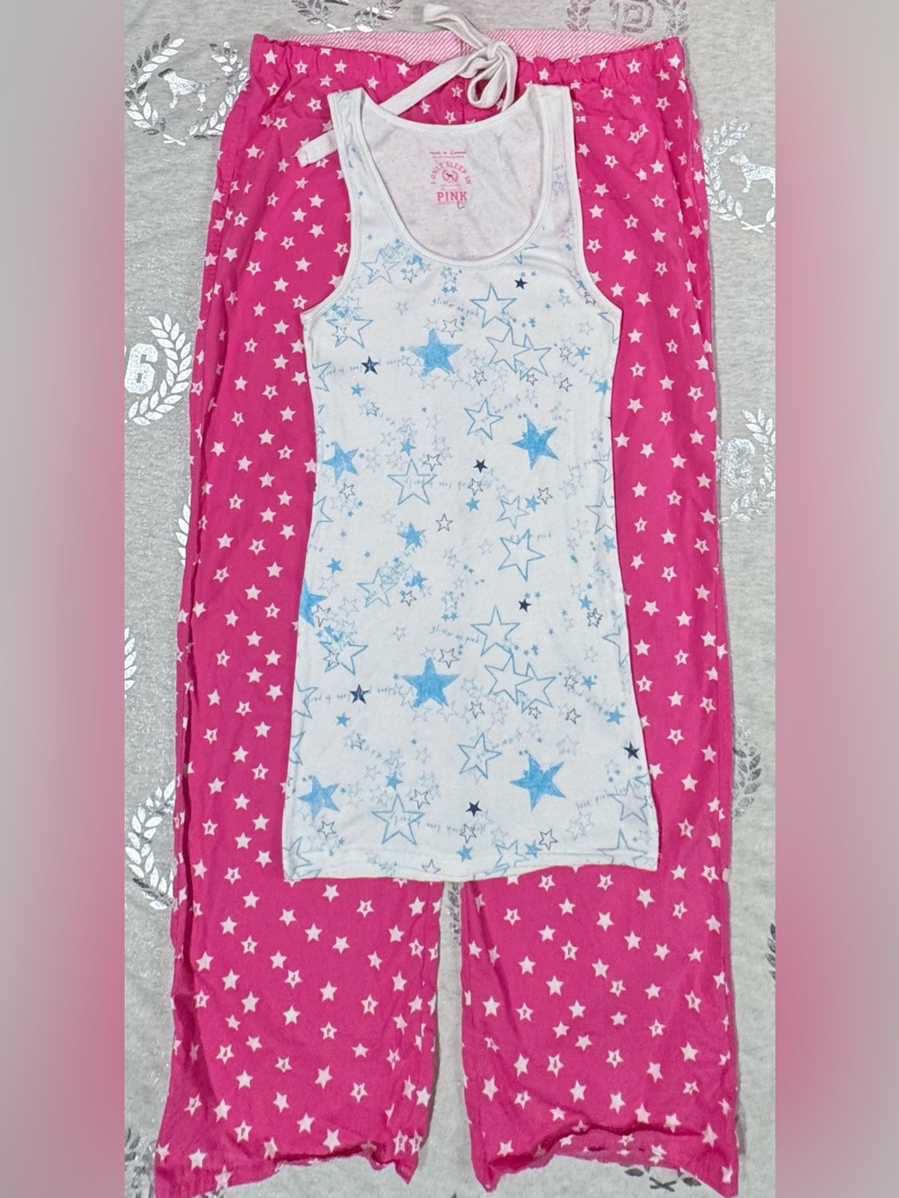 VS PINK VINTAGE SLEEP LOUNGE SET NWOT